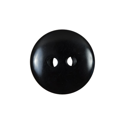 Italian Black and Silver Iridescent 2-Hole Button - 36L/23mm - Detail