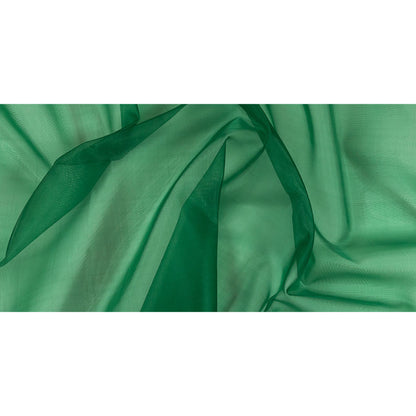 Stiff Polyester Organdy - Kelly Green - Rhiannon Collection Drape