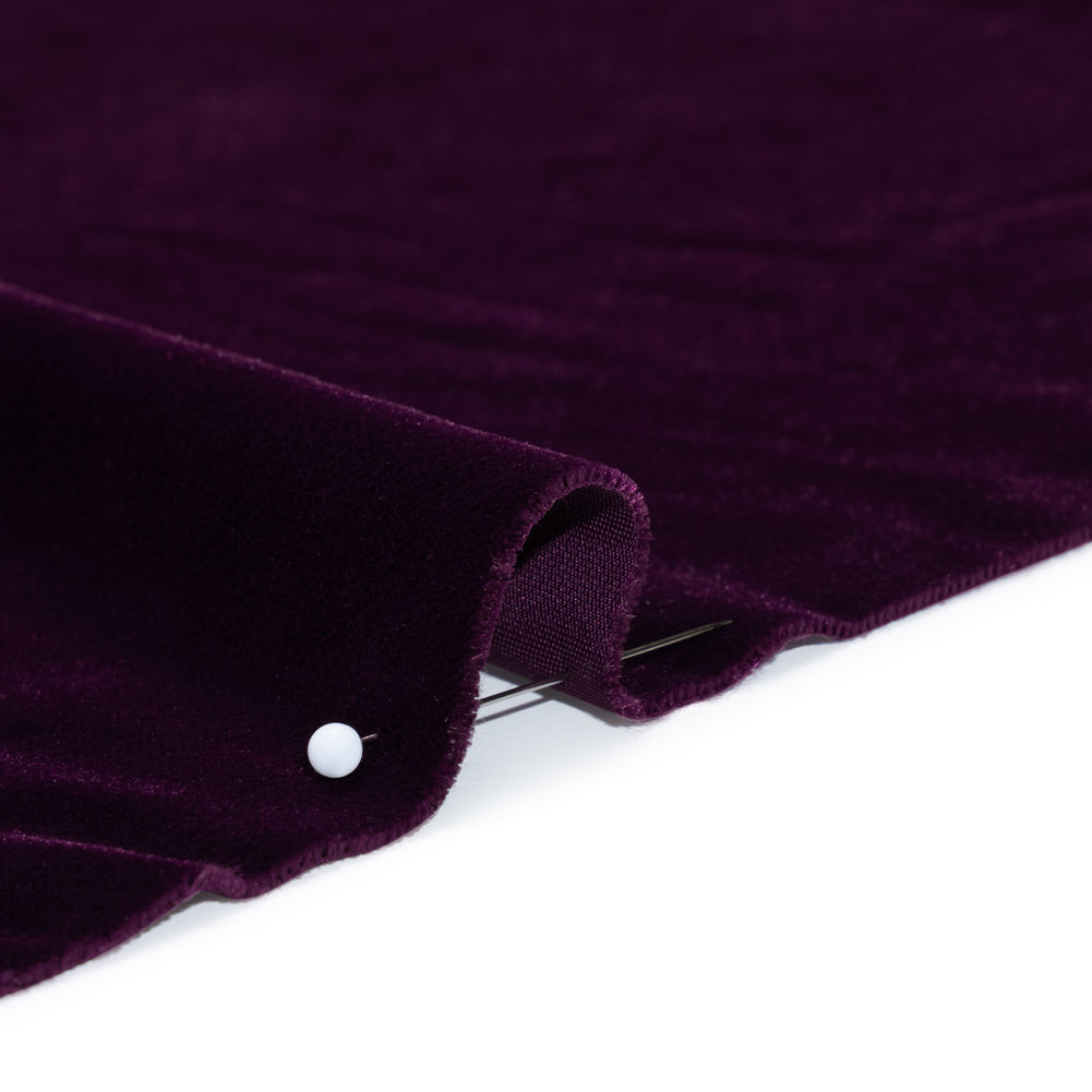Polyester Micro Velvet - Plum