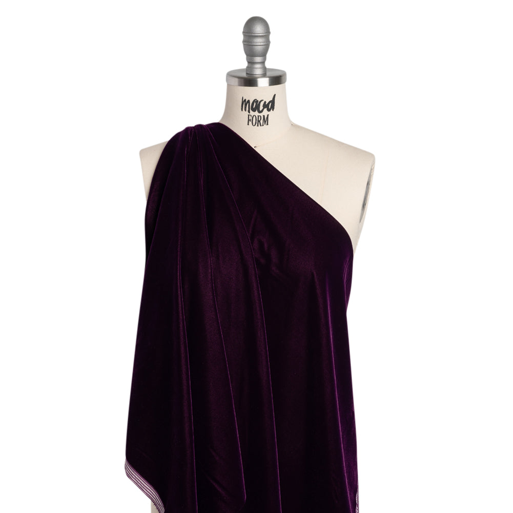 Polyester Micro Velvet - Plum