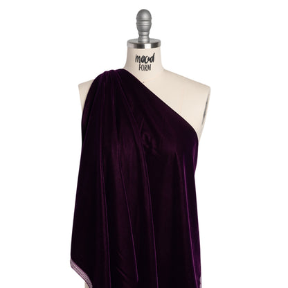 Polyester Micro Velvet - Plum