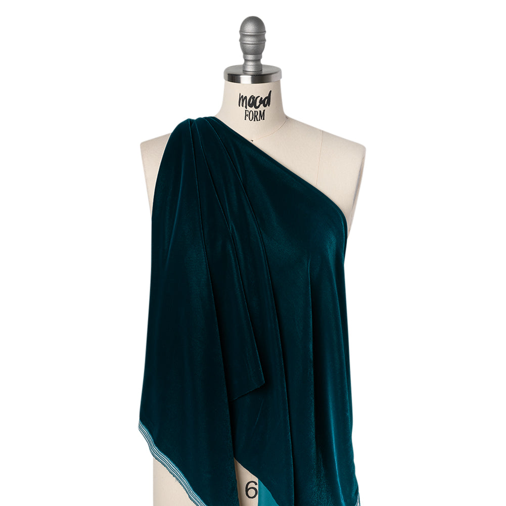 Polyester Micro Velvet - Teal