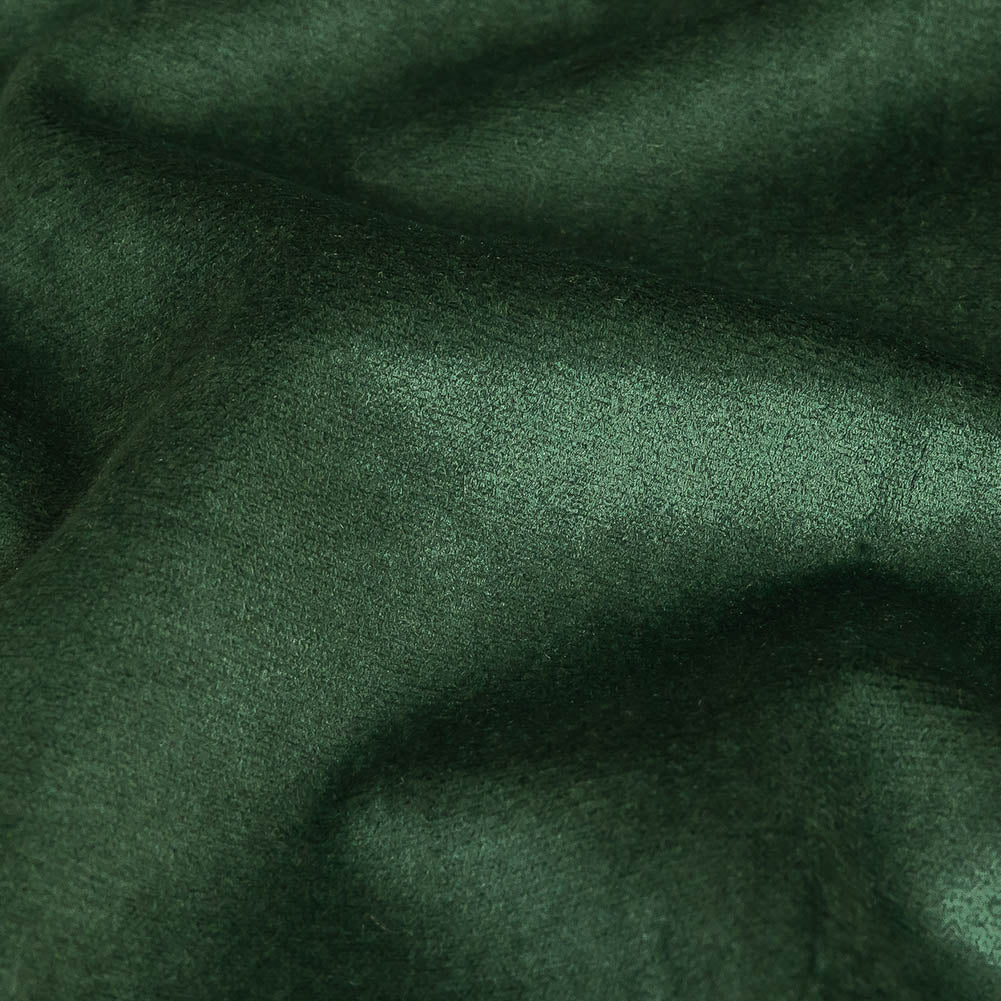 Moss Green Creamy Polyester Velvet - Detail