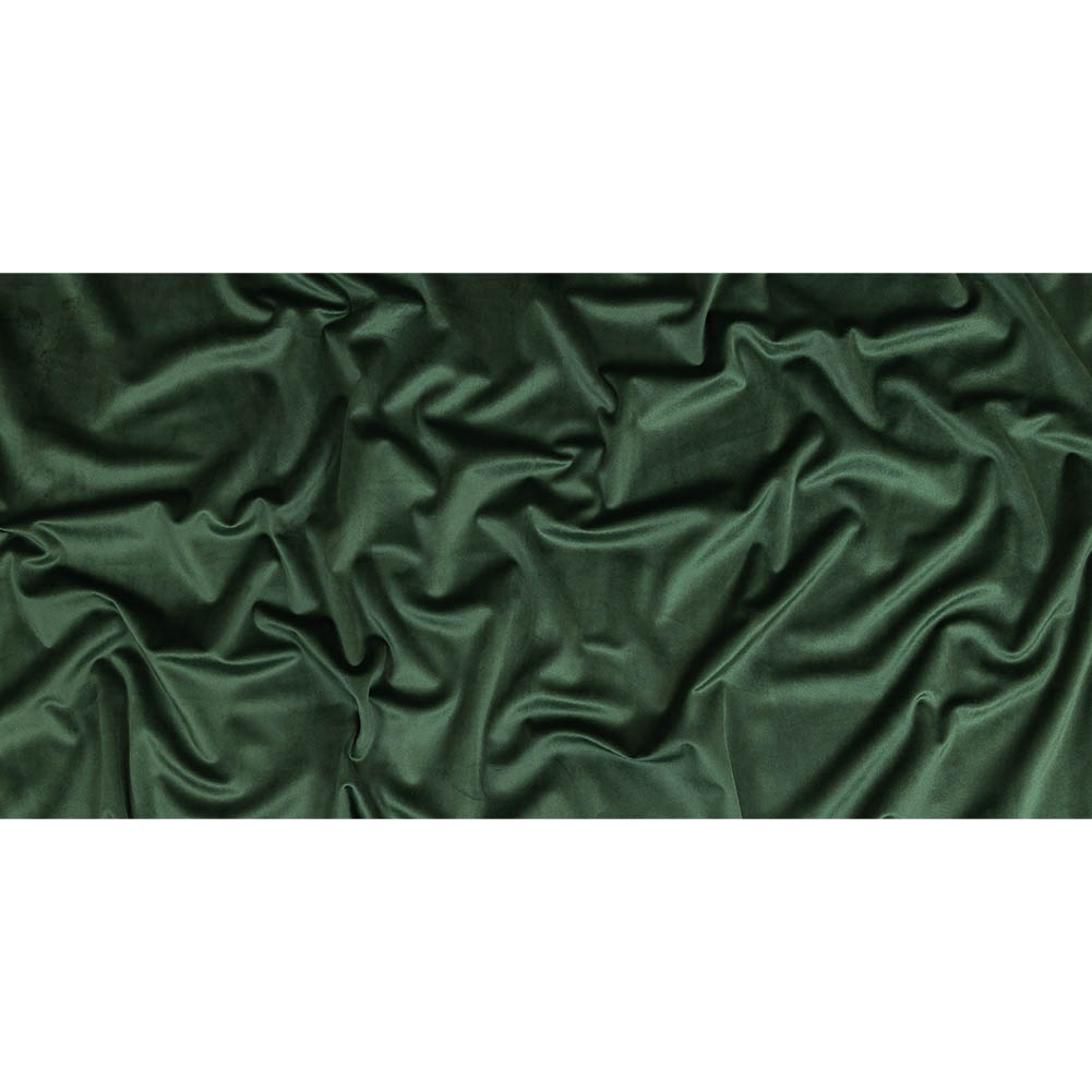 Moss Green Creamy Polyester Velvet - Full