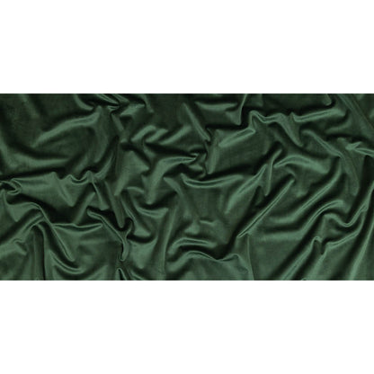 Moss Green Creamy Polyester Velvet - Full