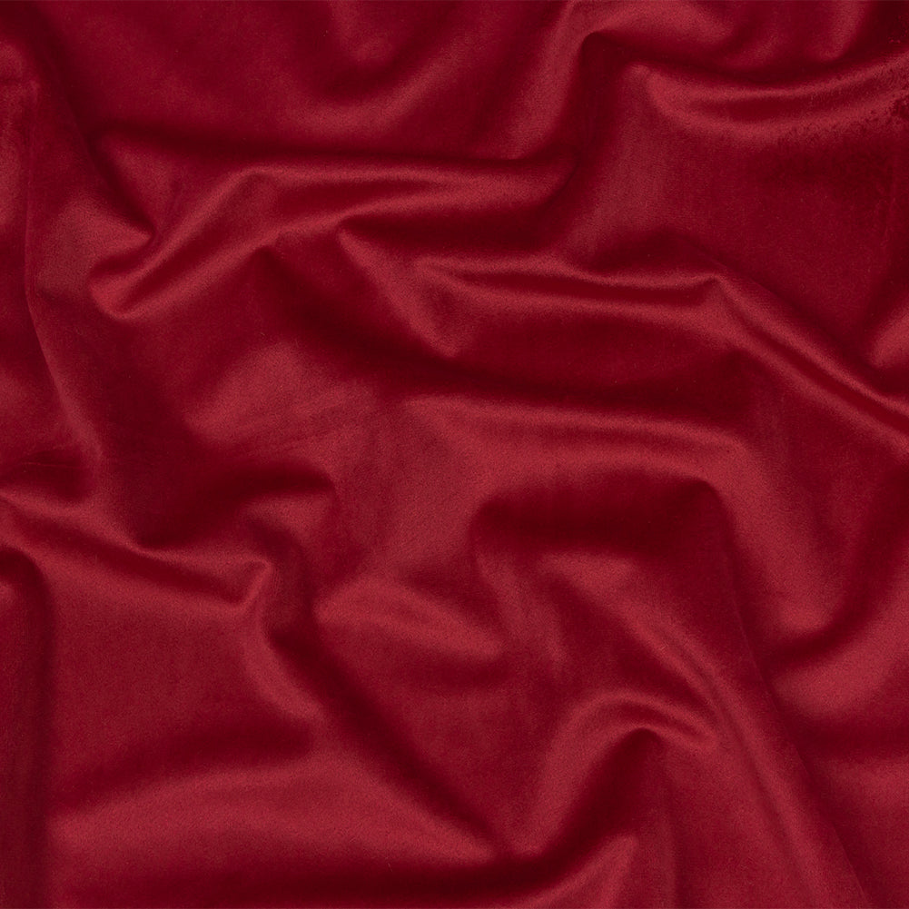 Bordeaux Creamy Polyester Velvet