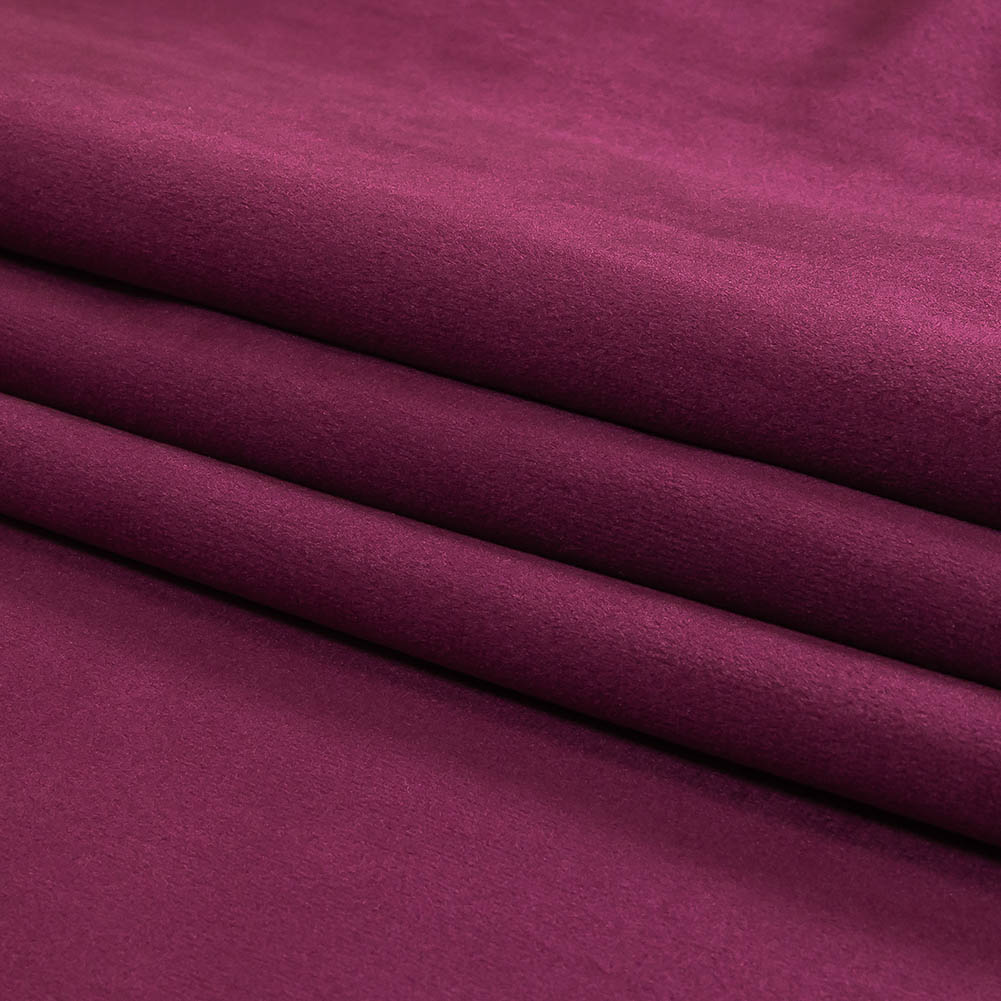 Deep Orchid Creamy Polyester Velvet - Folded