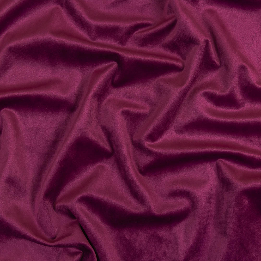 Deep Orchid Creamy Polyester Velvet