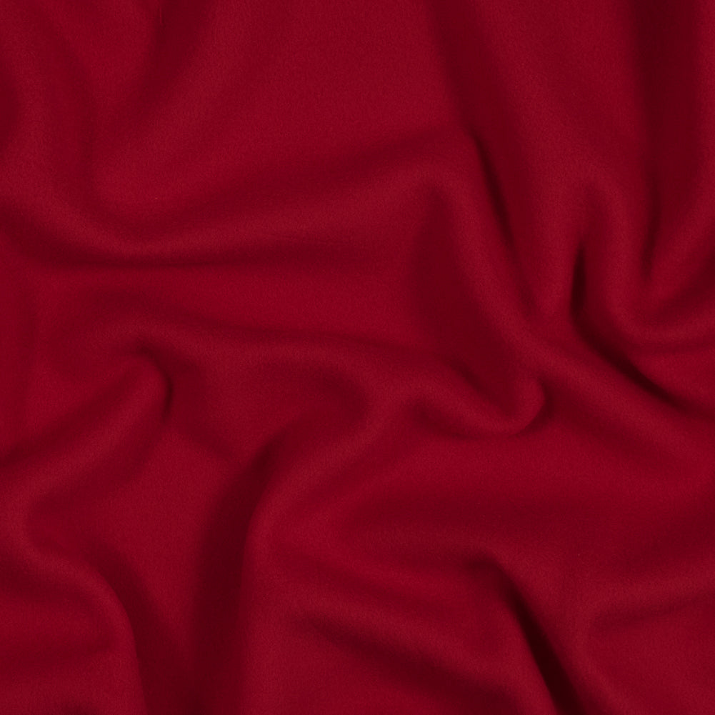 No-Pill Polyester Fleece - Red Molten - Shropshire Collection