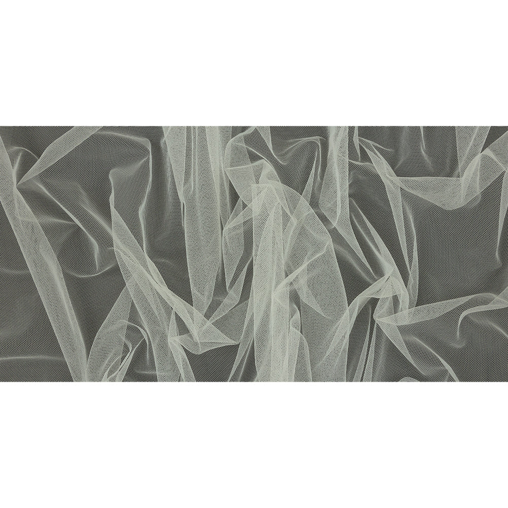 Off White Leonardo Soft Nylon Tulle - Drape