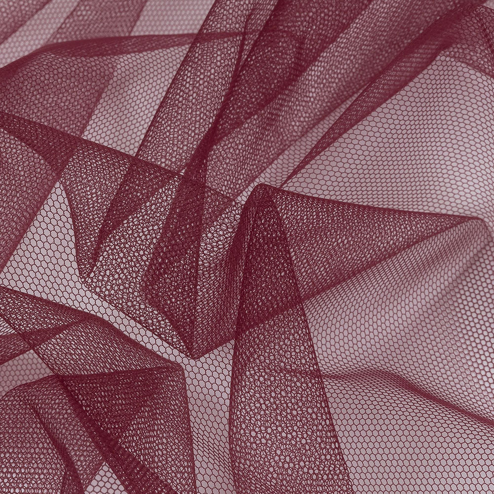 Soft Nylon Tulle - Wine - Leonardo Collection Folded