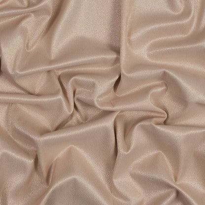 Brittani Metallic Gold and Peach Stretch Two-Tone Satin