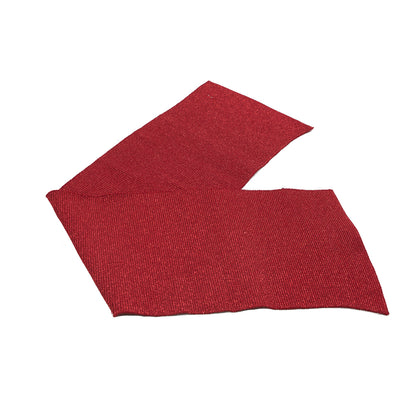 Scarlet Sparkle Rib Knit Trim - 7 x 29