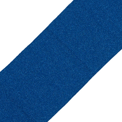 Royal Blue Sparkle Rib Knit Trim - 7 x 29 - Detail