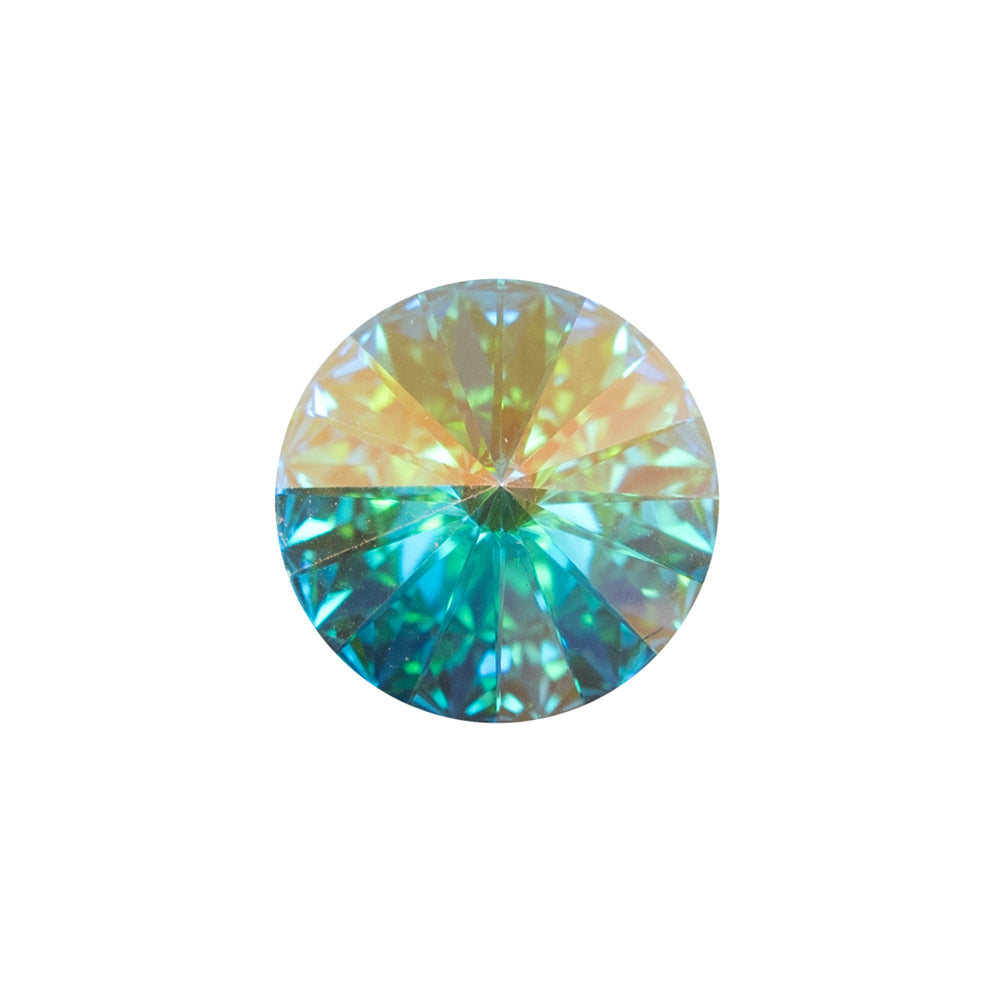 Swarovski Iridescent Crystal Shank Back Button - 30L/19mm