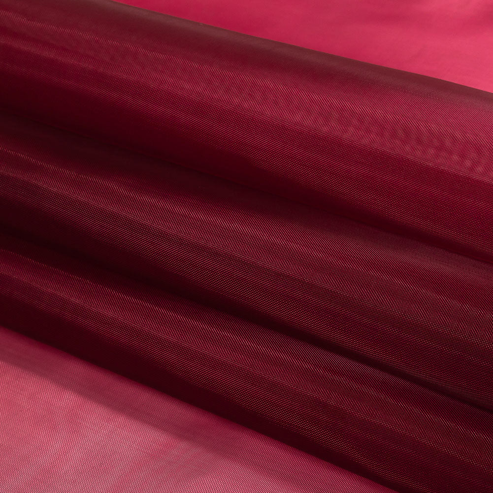 Stiff Polyester Organdy - Wine - Rhiannon Collection Full