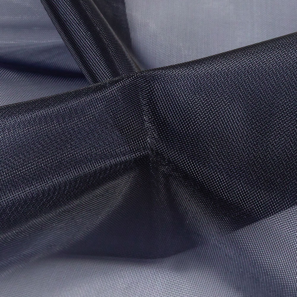 Stiff Polyester Organdy - Night Sky - Rhiannon Collection Folded