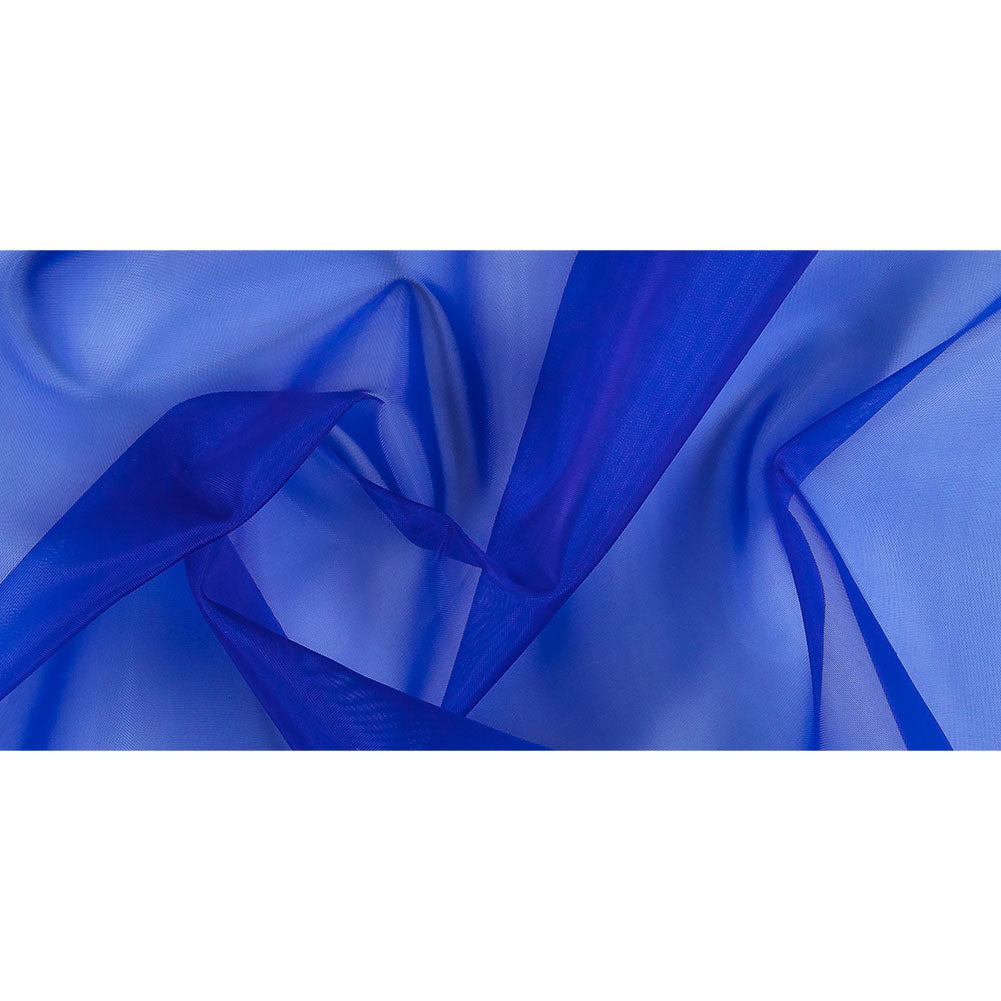 Rhiannon Royal Stiff Polyester Organdy - Drape