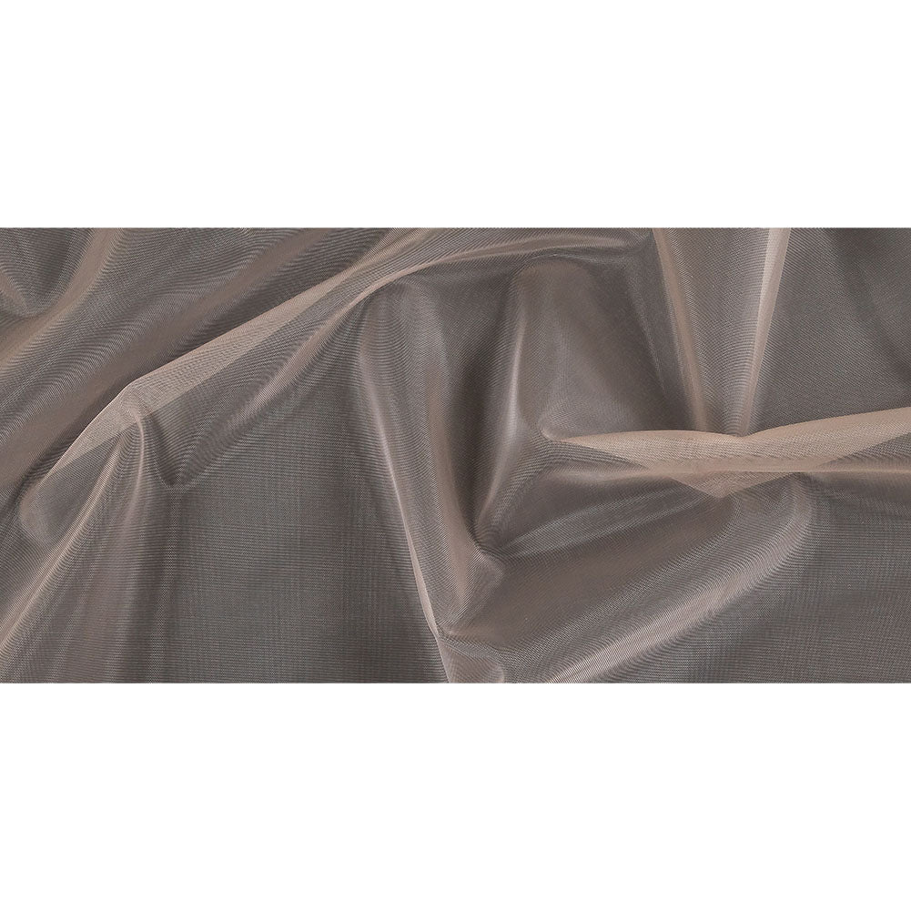 Stiff Polyester Organdy - Mushroom - Rhiannon Collection Drape