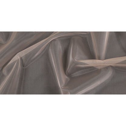 Stiff Polyester Organdy - Mushroom - Rhiannon Collection Drape
