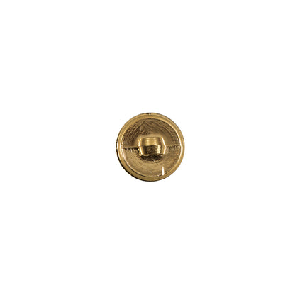Italian Gold Plated Bevel-Cut Button - 14L/9mm - Detail