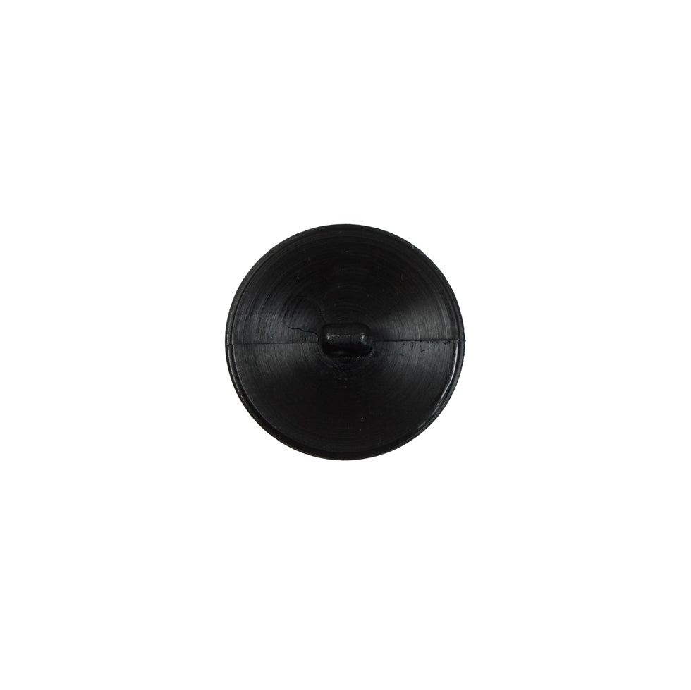 Italian Black Plated Bevel-Cut Button - 20L/12.5mm - Detail