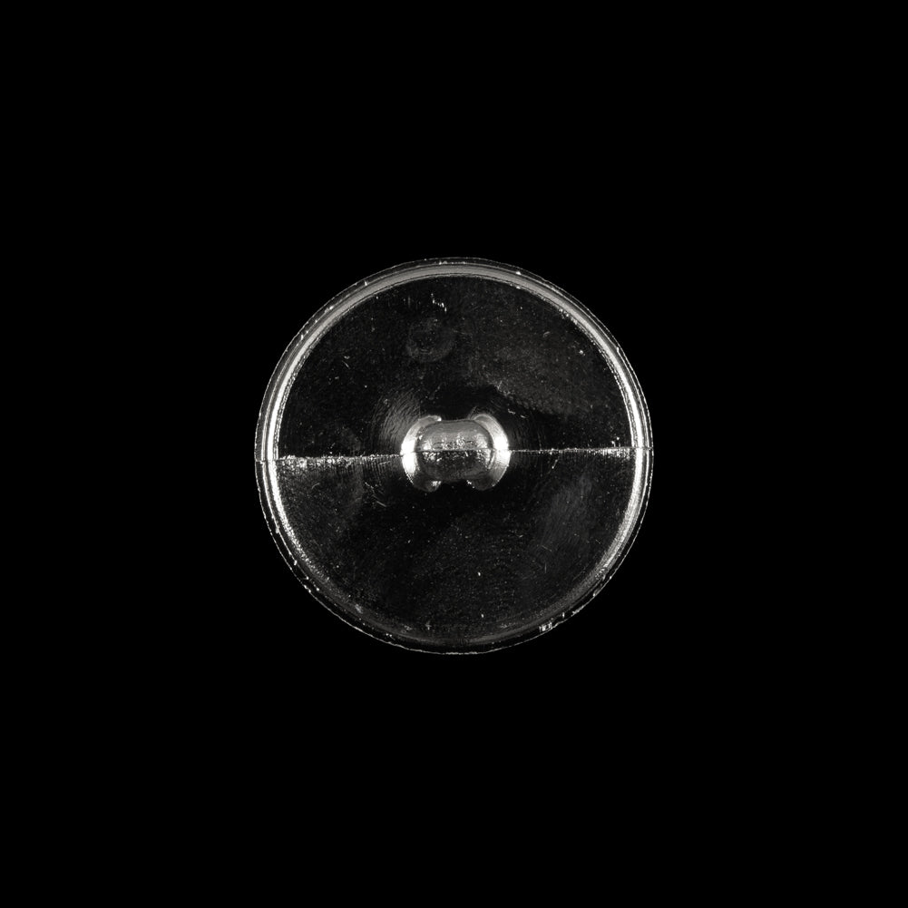 Italian Silver Textured Shank Back Button - 30L/19mm - Detail