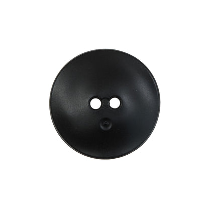 Matte Black Concaving 2-Hole Button - 36L/23mm Detail