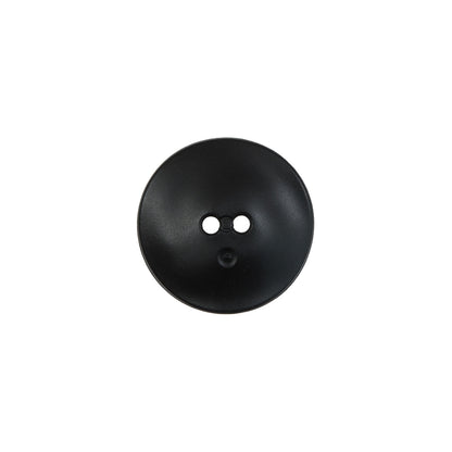 Matte Black Concaving 2-Hole Button - 24L/15mm Detail