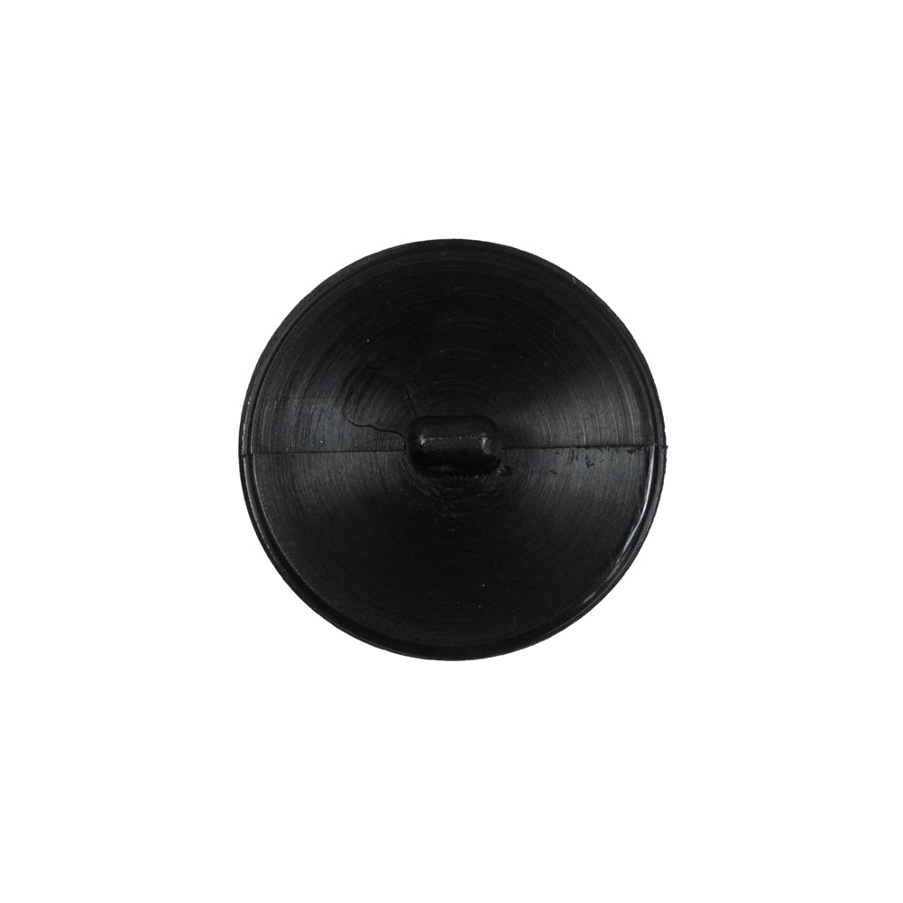 Italian Black and Gold Metal Crest Shank Back Button - 32L/20mm - Detail