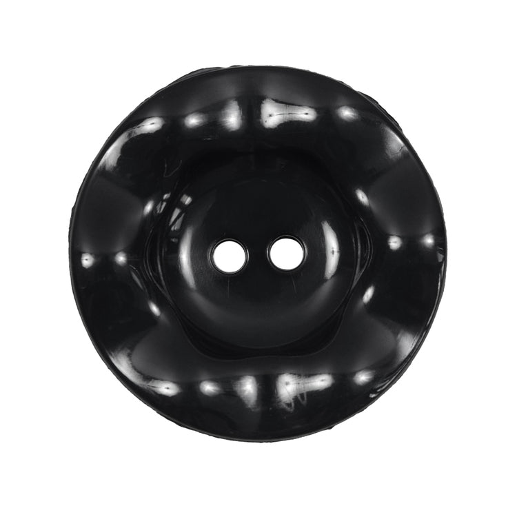 template--25130090922057__main-Italian Black Wavy Plastic 2-Hole - 44L/28mm