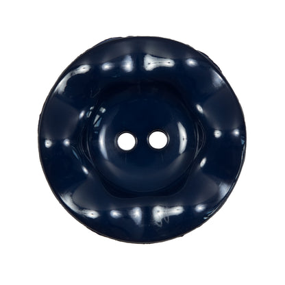 Italian Navy Wavy Plastic 2-Hole - 44L/28mm
