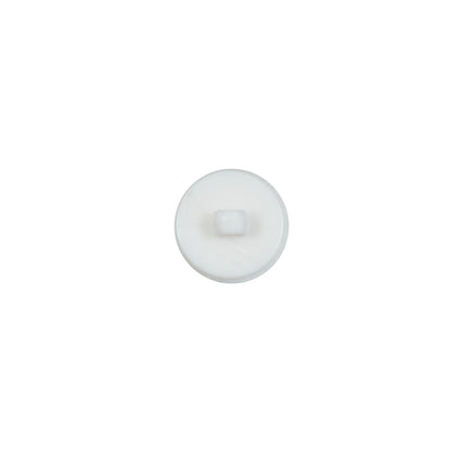 Italian White Nylon Pearl Button - 16L/10mm Detail
