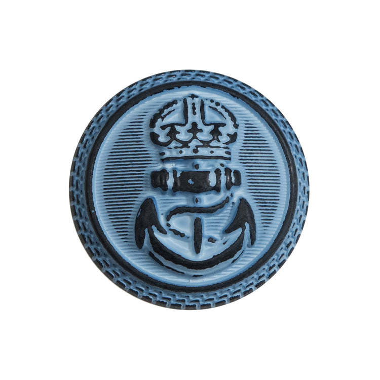 template--25130090922057__main-Italian Blue and Navy Anchor Shank Back Button - 40L/25.5mm