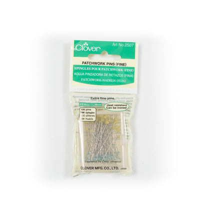 Clover Extra Fine Patchwork Pins - 100 Count Detail