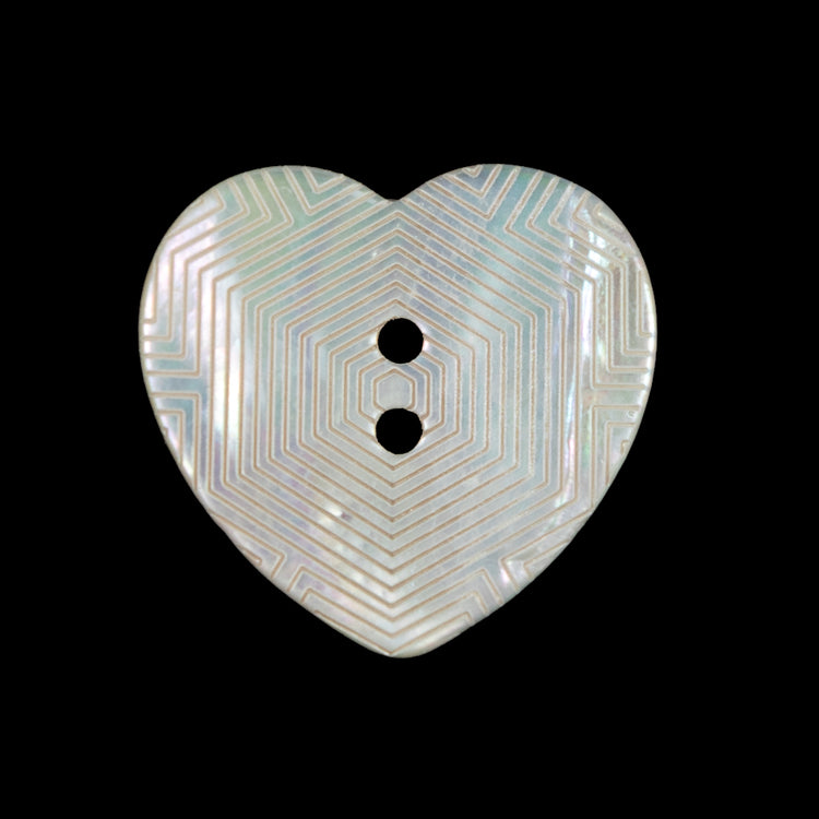 template--25130090922057__main-Italian Iridescent Heart-Shaped Shell Button - 40L/25.5mm