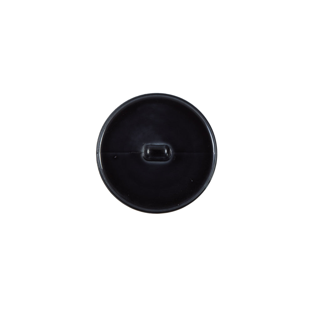 Italian Charcoal Plated Bevel-Cut Button - 24L/15mm Detail