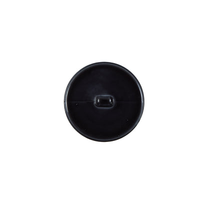 Italian Charcoal Plated Bevel-Cut Button - 24L/15mm Detail
