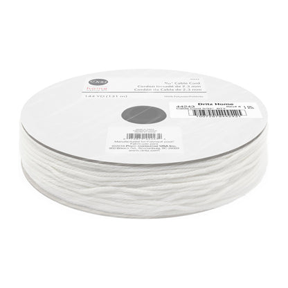 Dritz Home 3/32" Cable Cord - White - 144yds Folded