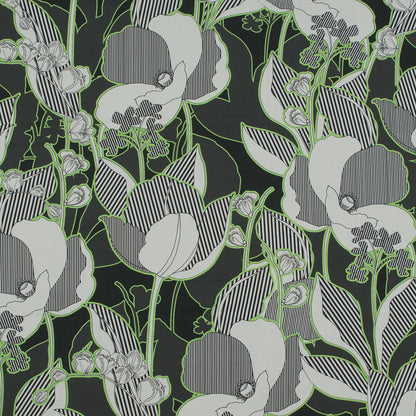 Mood Exclusive Fleurs en Vert Cotton Poplin