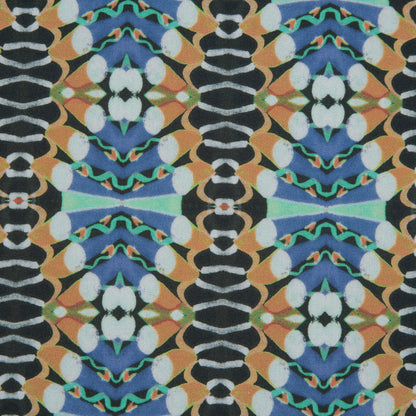 Mood Exclusive Penny Arcade Orange and Blue Cotton Poplin - Full