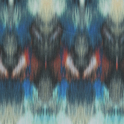 Mood Exclusive Rorschach Rainbow Green Cotton Poplin - Detail
