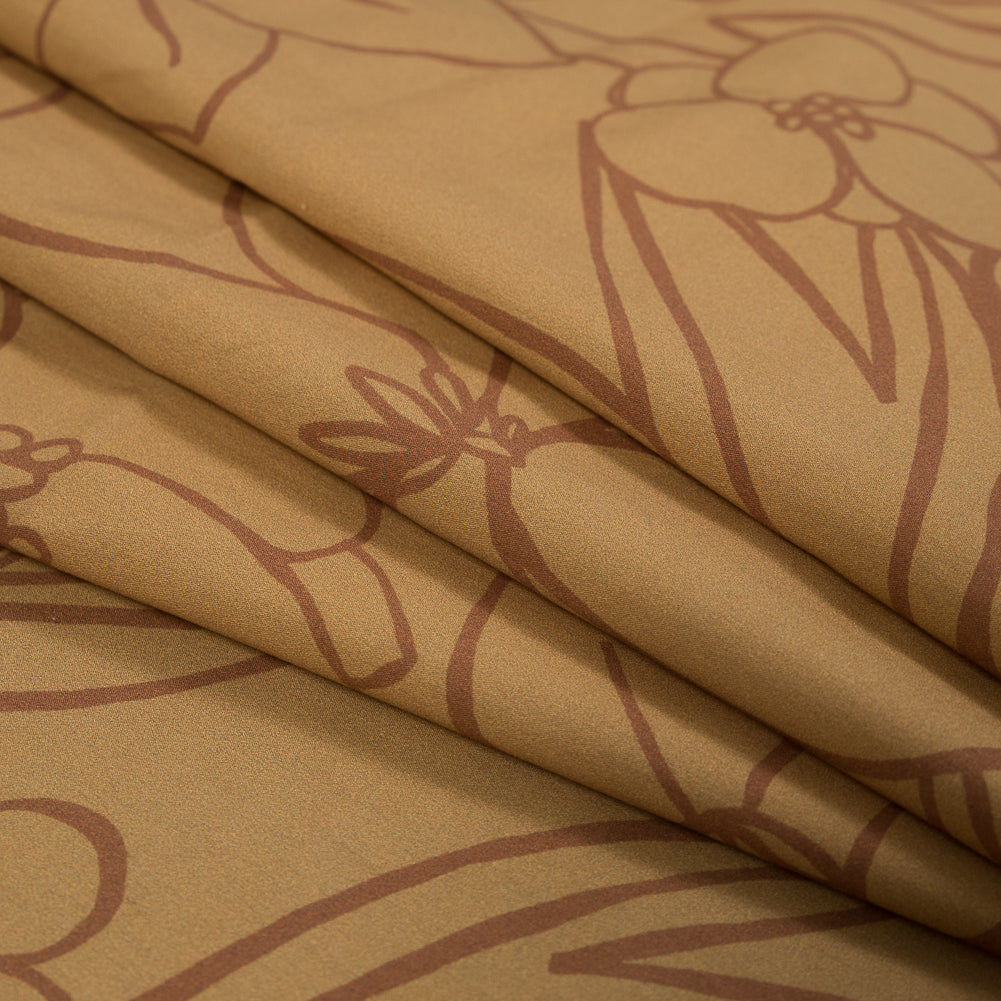 Mood Exclusive Night in Tunisia Orange Cotton Poplin - Detail