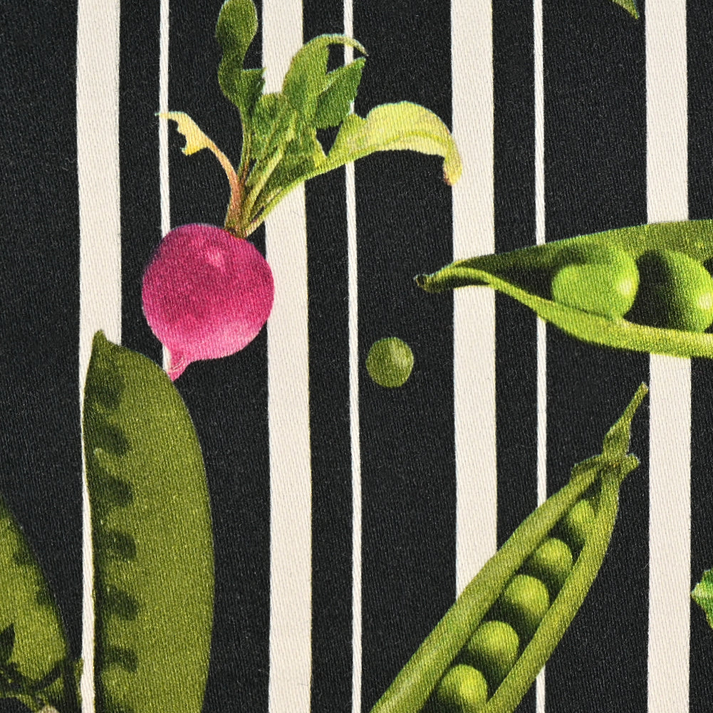 Mood Exclusive Joy of Friendship Black Stretch Cotton Sateen Detail