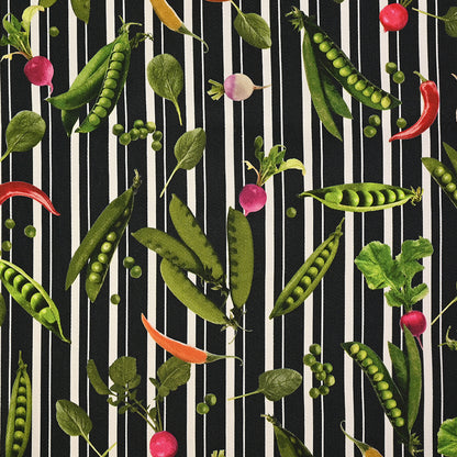 Mood Exclusive Joy of Friendship Black Stretch Cotton Sateen