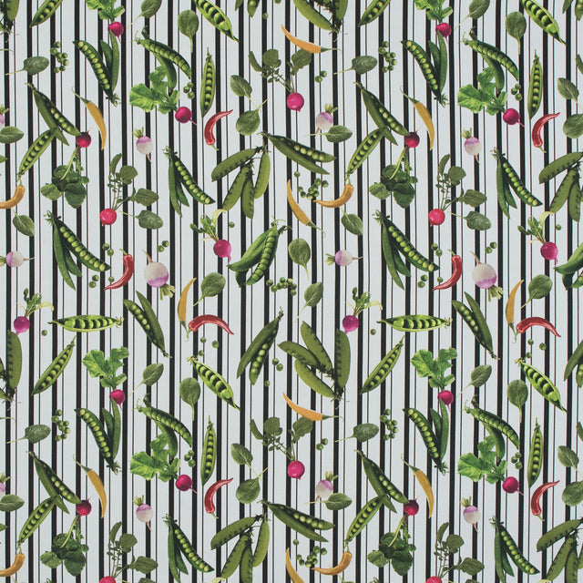 Mood Exclusive White Joy of Friendship Stretch Cotton Sateen