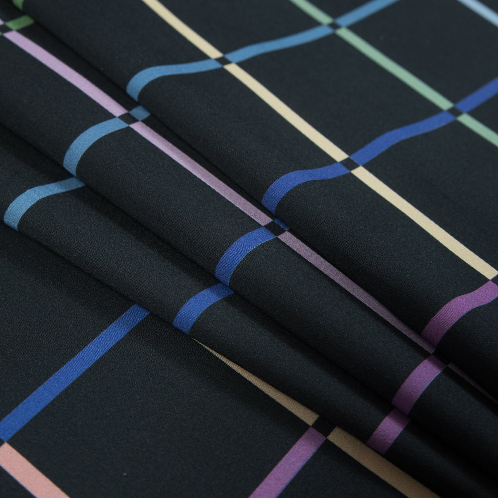 Mood Exclusive Rainbow Windows Stretch Cotton Sateen Detail