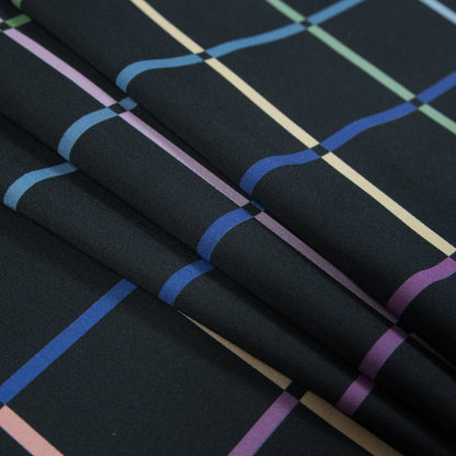 Mood Exclusive Rainbow Windows Stretch Cotton Sateen Detail