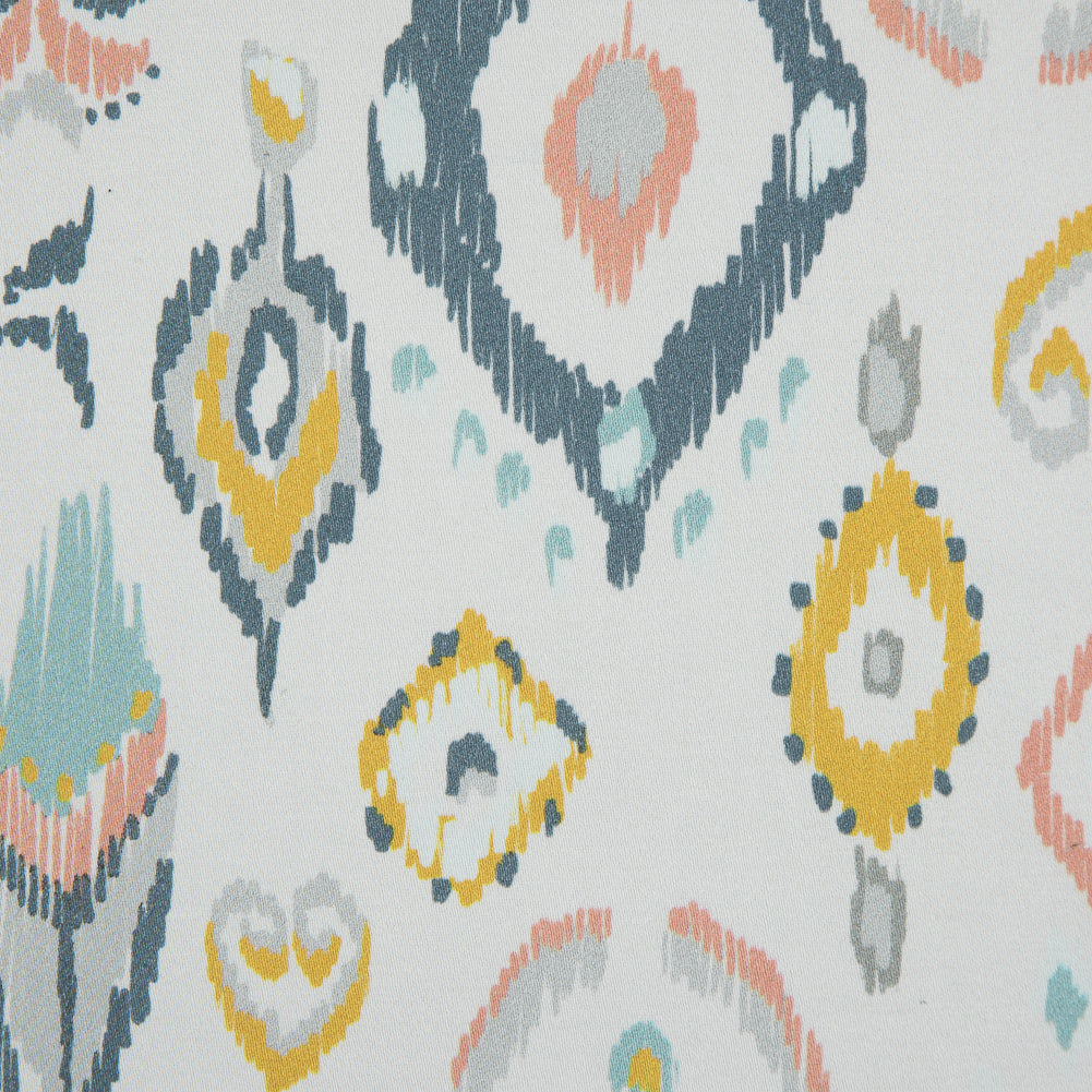 Mood Exclusive Amo de Grandeco Off-White Stretch Cotton Sateen - Full