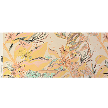 Mood Exclusive Aromatic Reverie Peach Stretch Cotton Sateen - Full